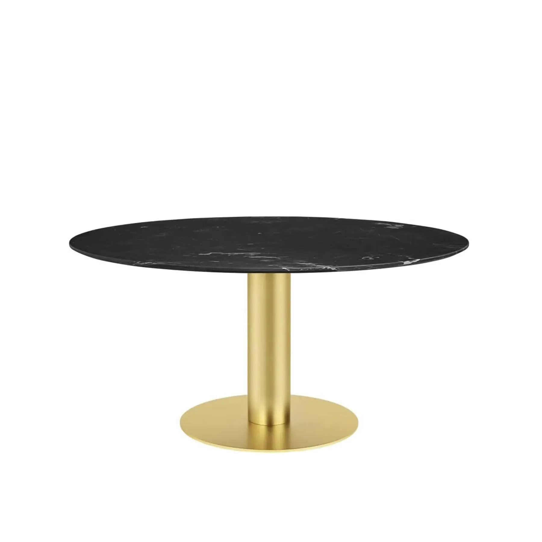 Round Dining Table - White, Marble