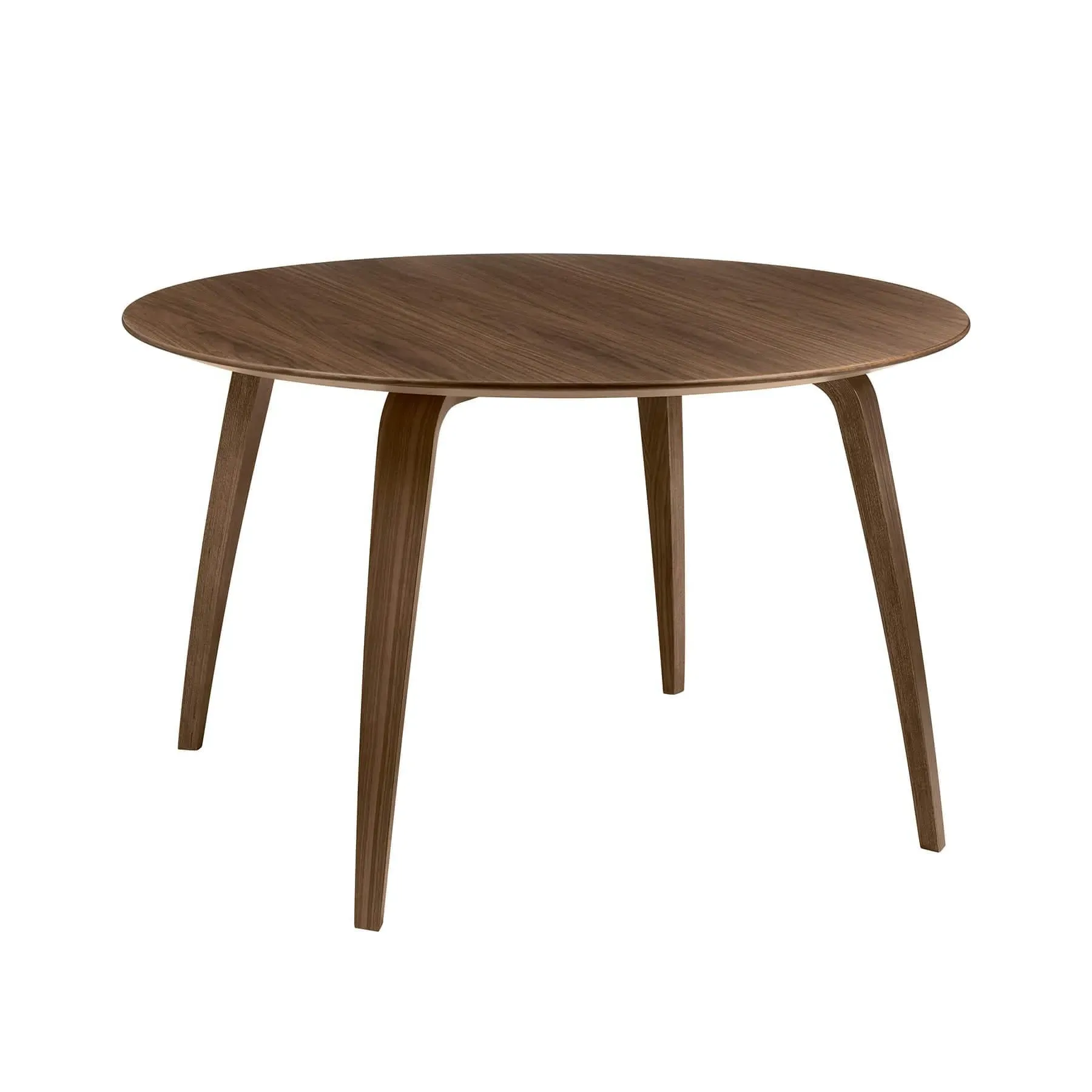 Round Dining Table with Arched Legs - Walnut image