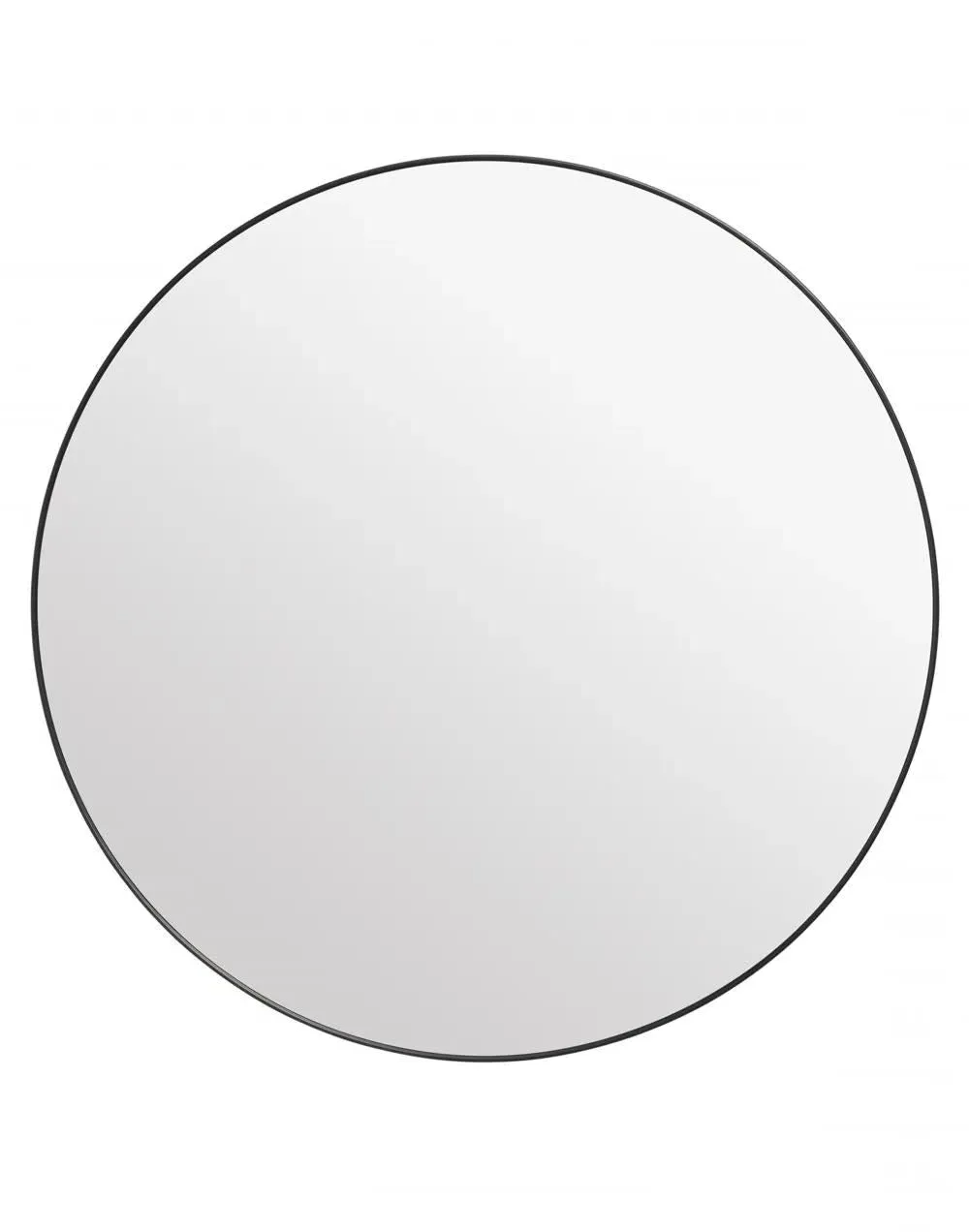 Round Mirror - Black Brass image