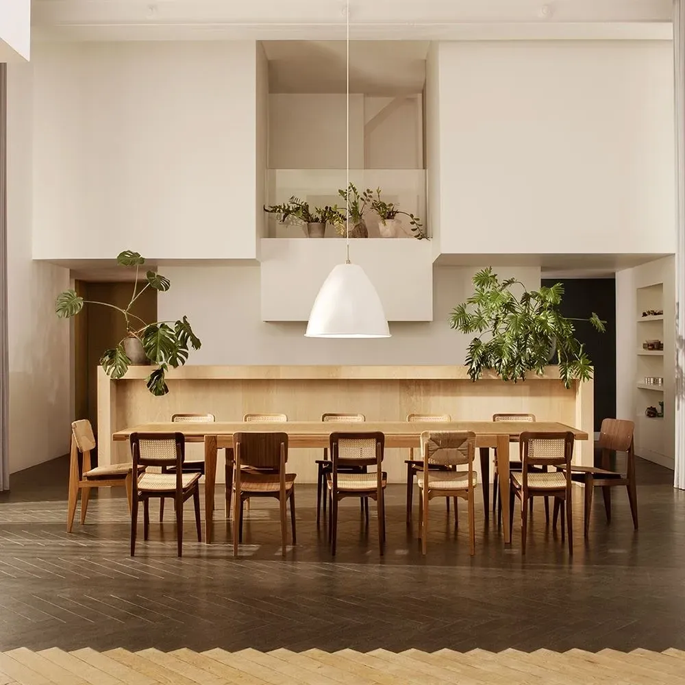 S Extendable Dining Table - Matt Lacquered Oak