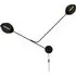 Satellite Twin-Arm Wall Light - Black