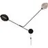 Satellite Twin-Arm Wall Light - Black and White