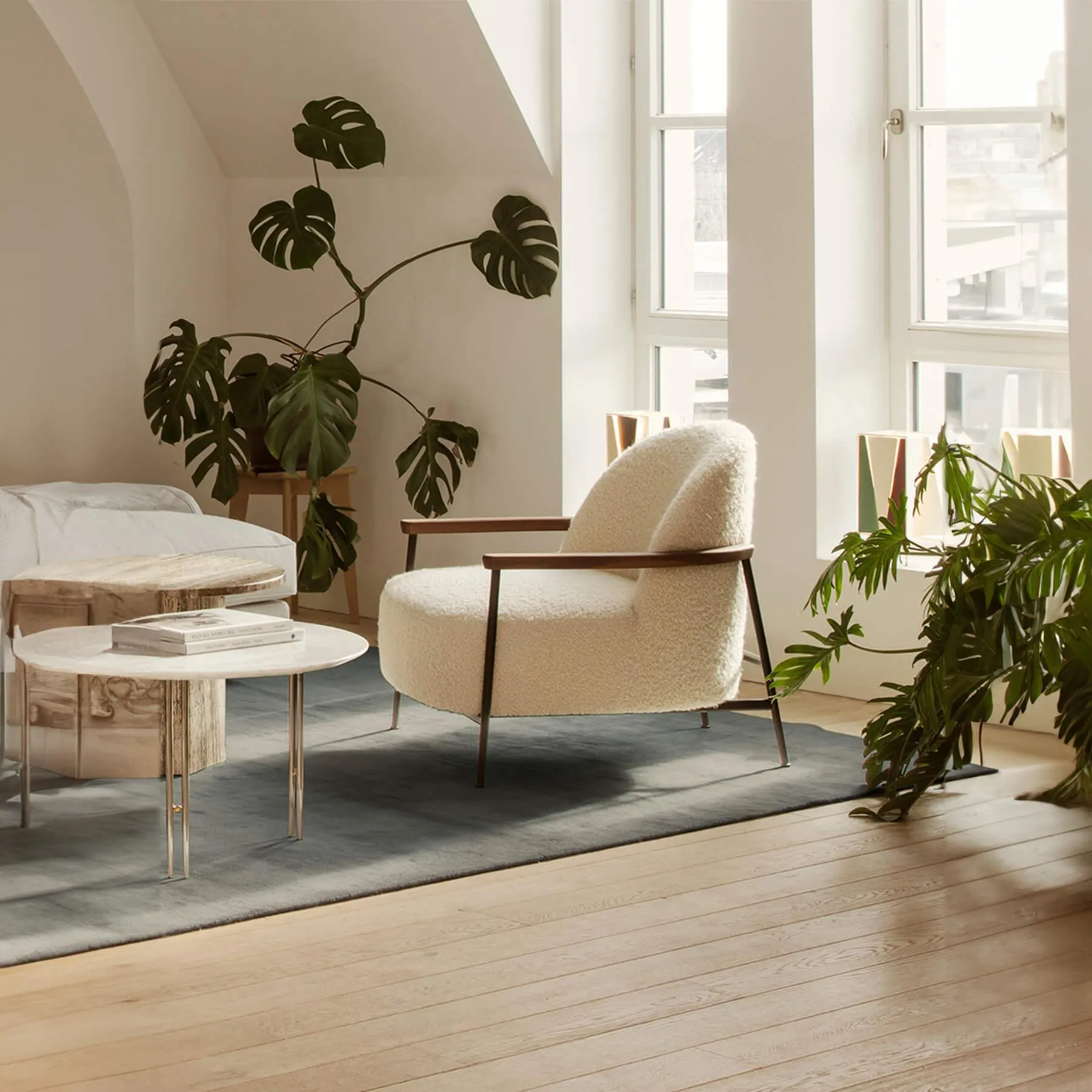 Sejour Lounge Chair - Dora Boucle