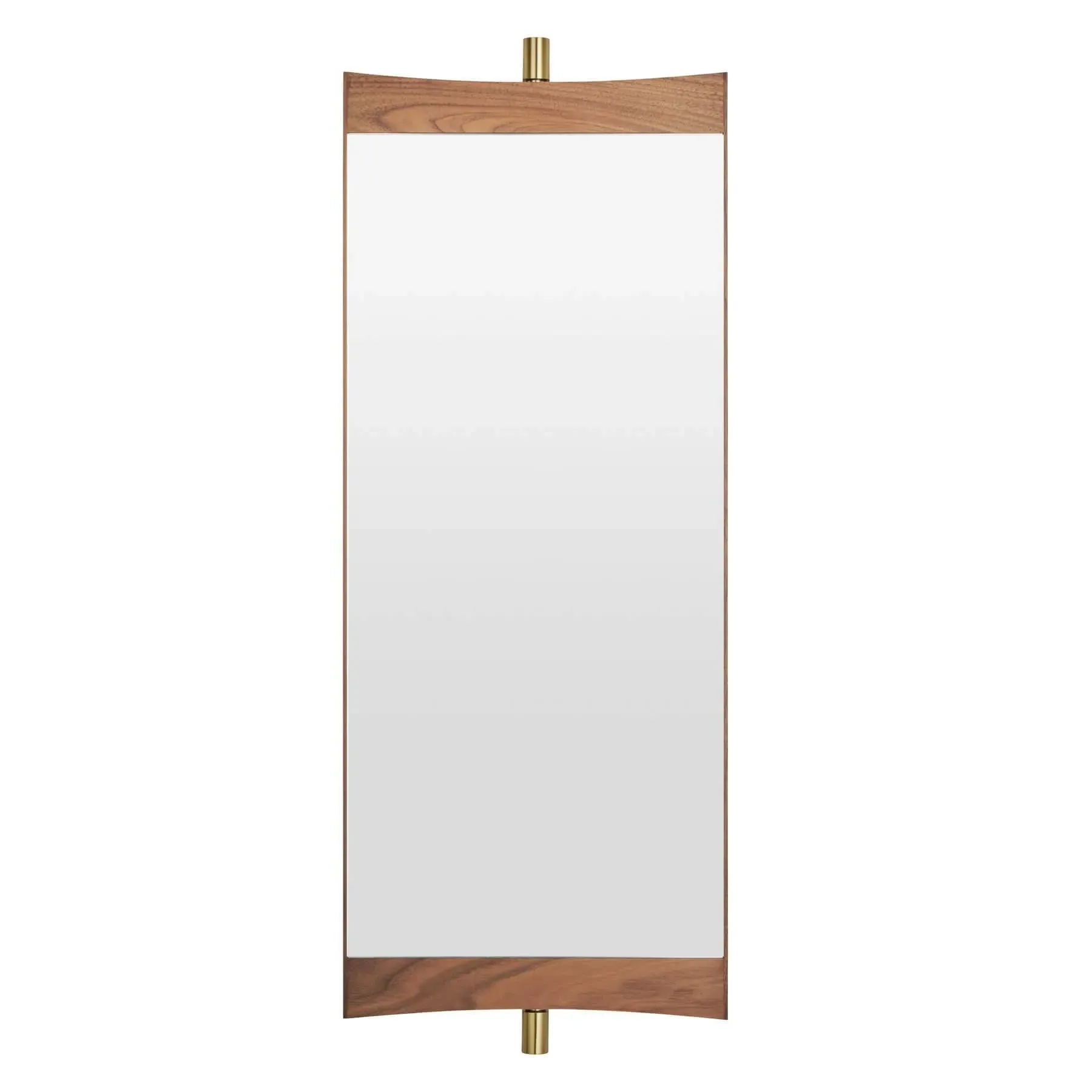 Single Panel Wall Mirror - Walnut Veneer image