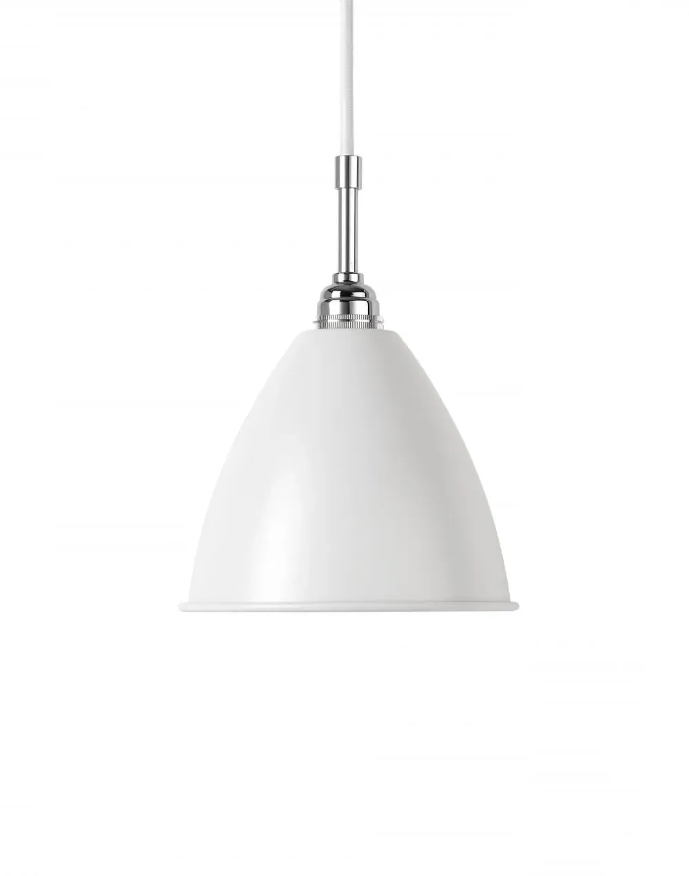 Small Pendant Light with Directional Shade - White image