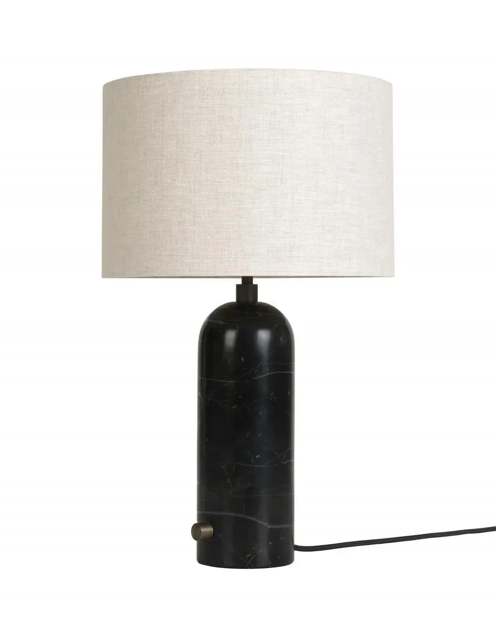 Small Table Lamp - Black, Marble image