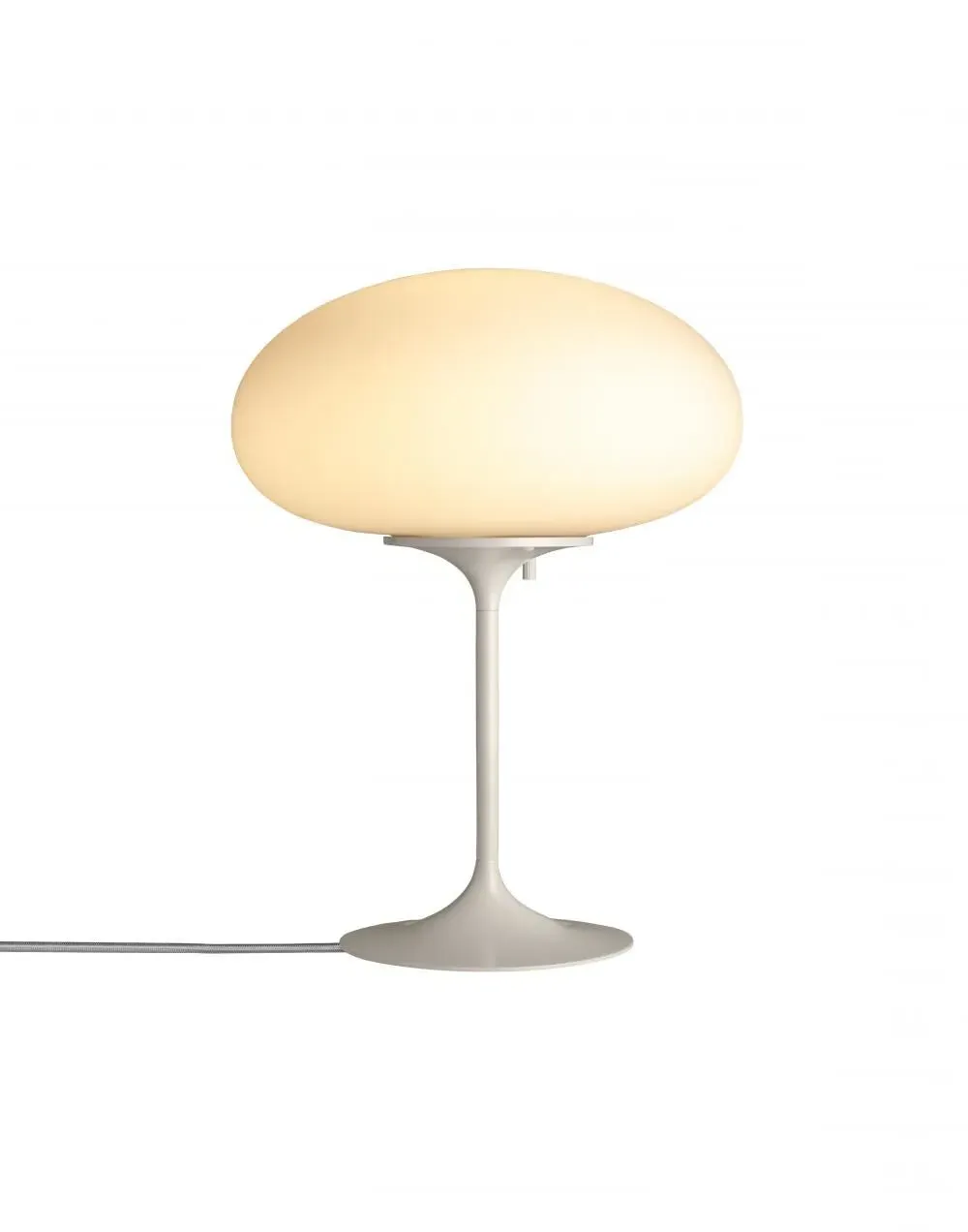 Small Table Lamp with Dimmer - Pebble Grey, Glass