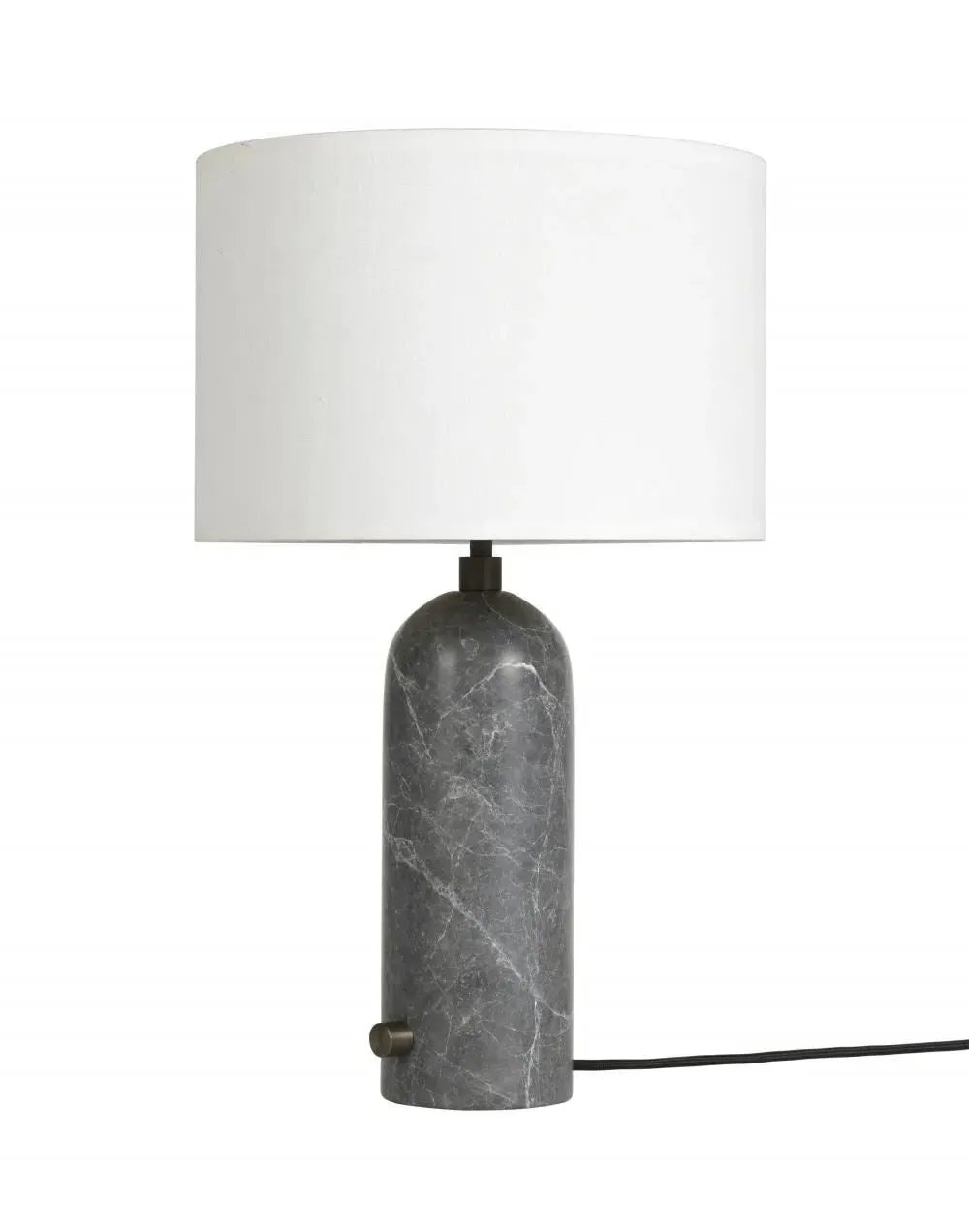 Small Table Lamp with Switch - Canvas, Marble