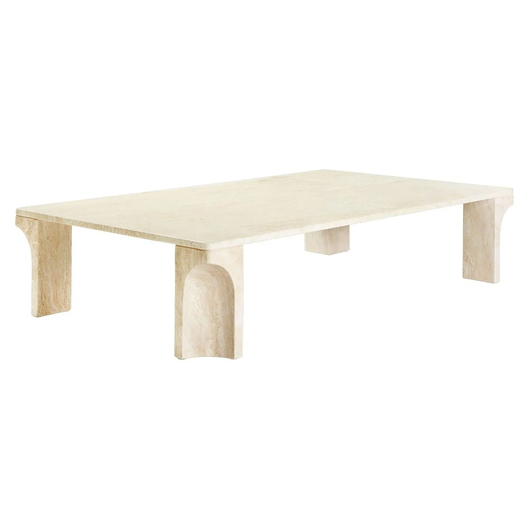Square Coffee Table - Electric Grey, Limestone