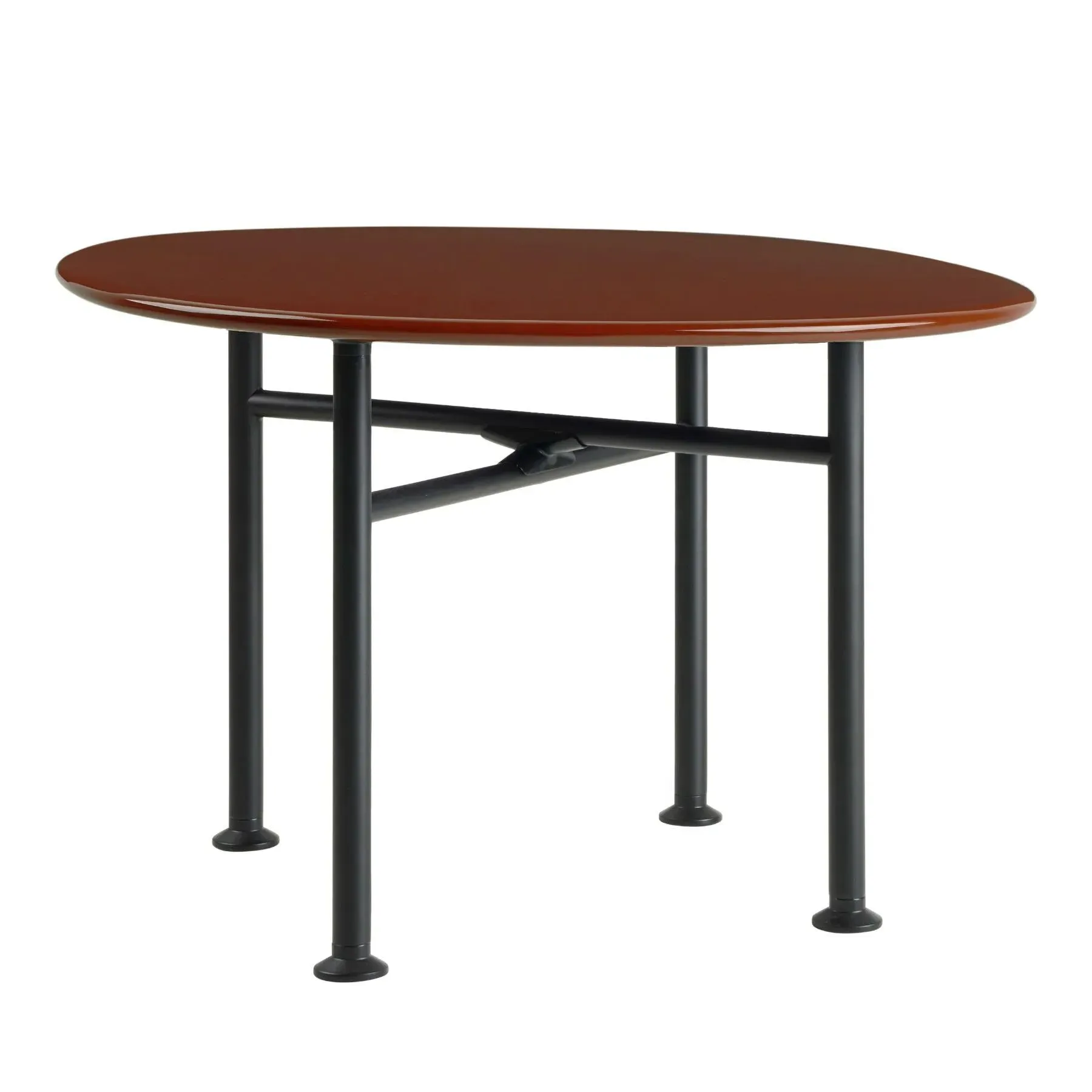 Square Coffee Table - Rock Red, Glass