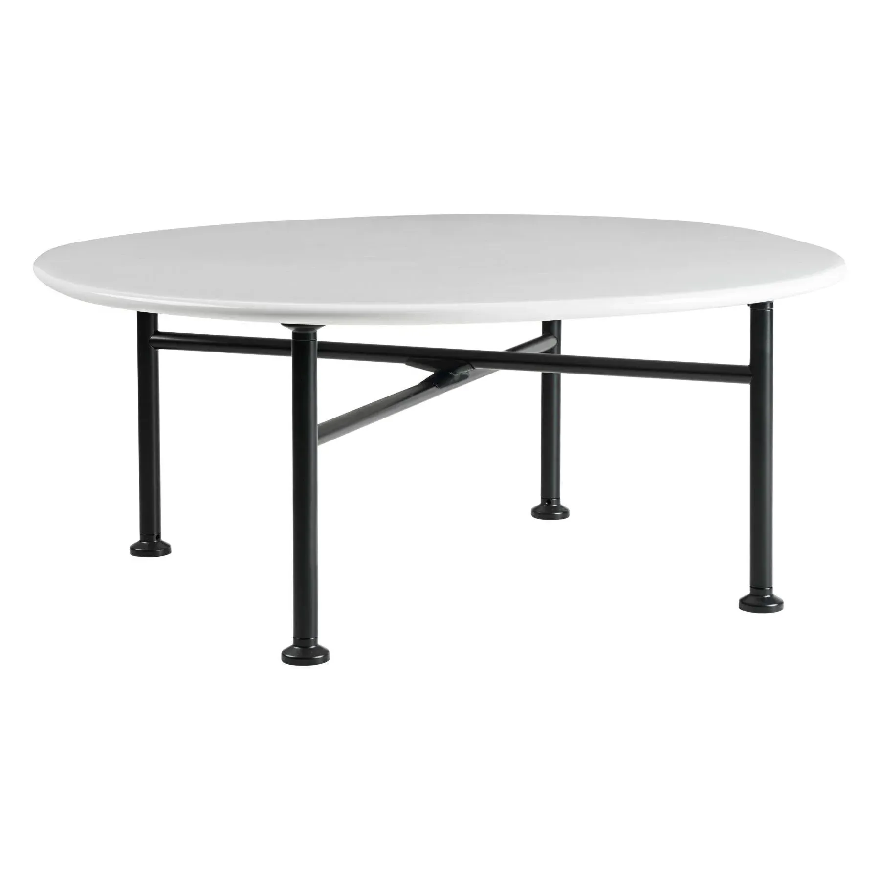 Square Coffee Table - White, Glass