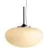 Stemlite Pendant Light - Black Chrome, Frosted Glass