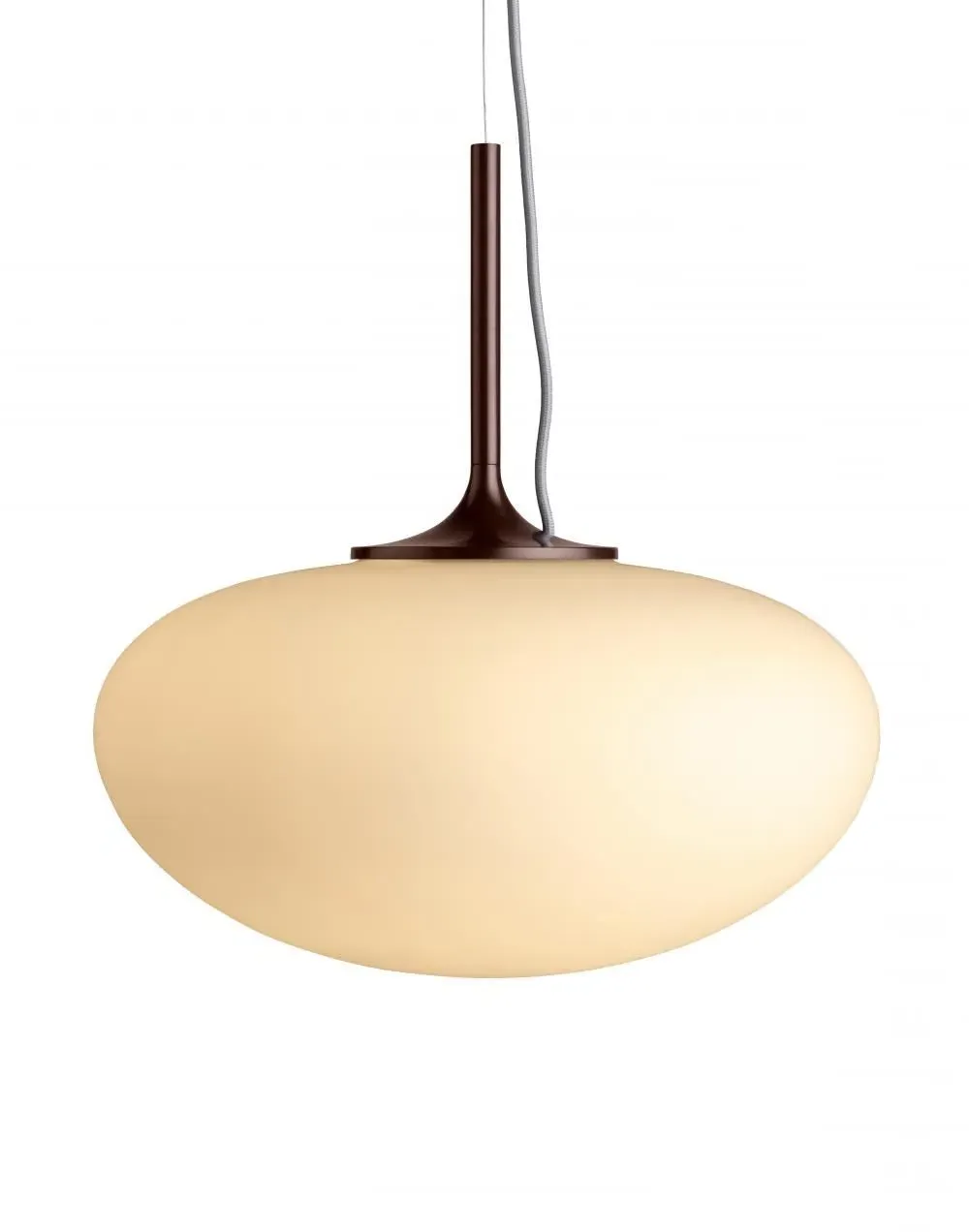 Stemlite Pendant Light - Pebble Grey, Frosted Glass
