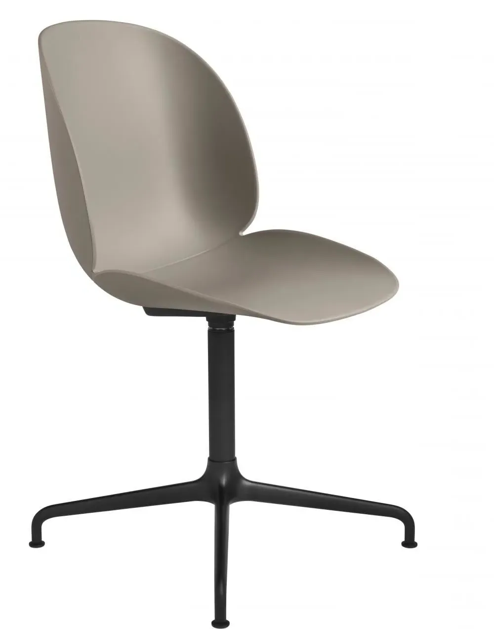 Swivel Meeting Chair with 4-Star Base - Beige image