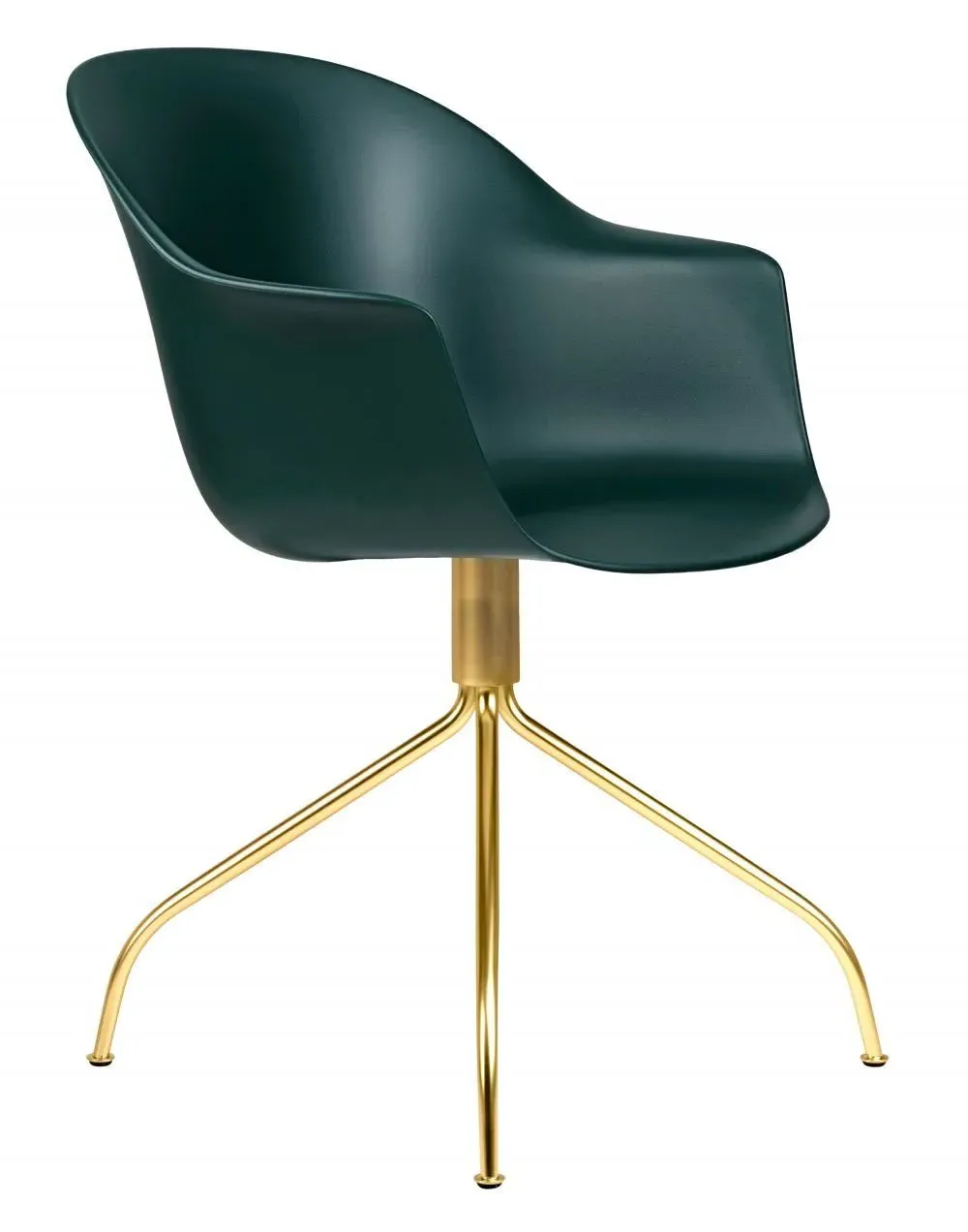 Swivel Meeting Chair with Armrests - Beige