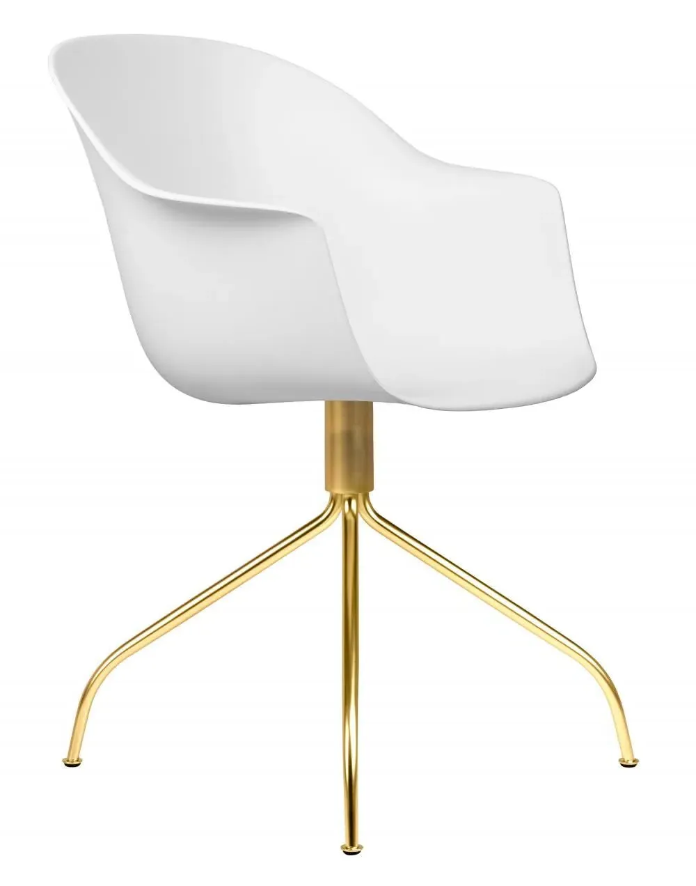 Swivel Meeting Chair with Armrests - Green