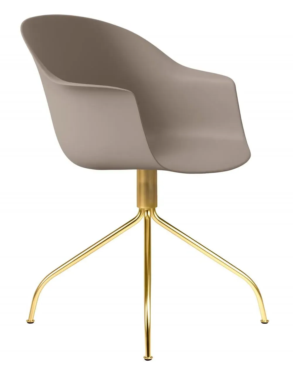 Swivel Meeting Chair with Armrests - Pink