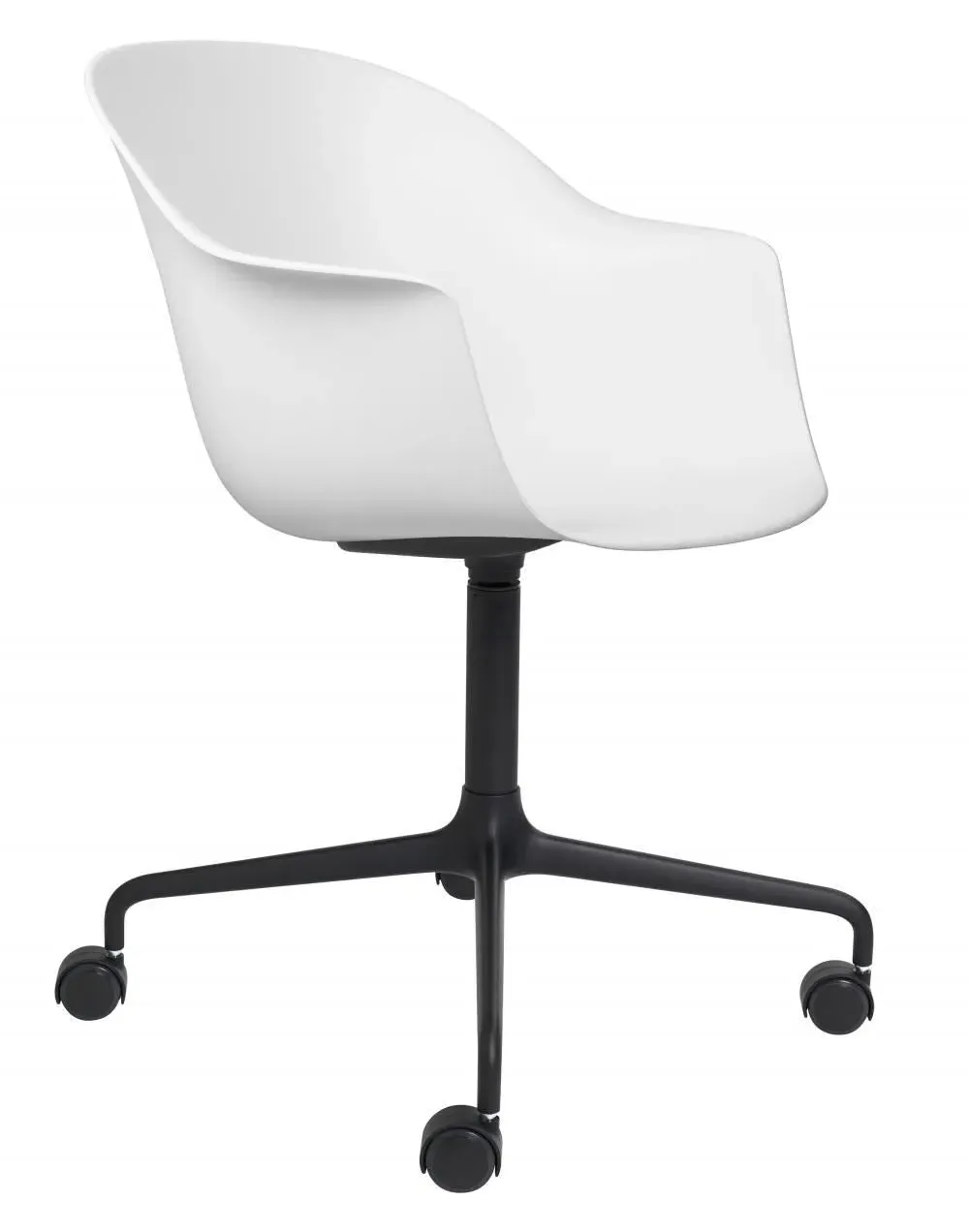 Swivel Meeting Chair with Castors - Green