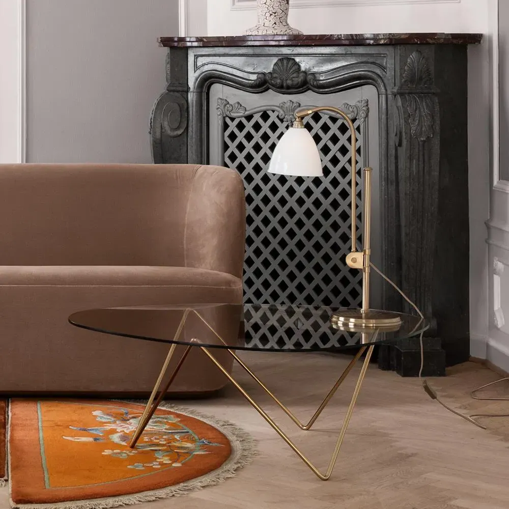 Table Lamp with Adjustable Arm - Black Brass