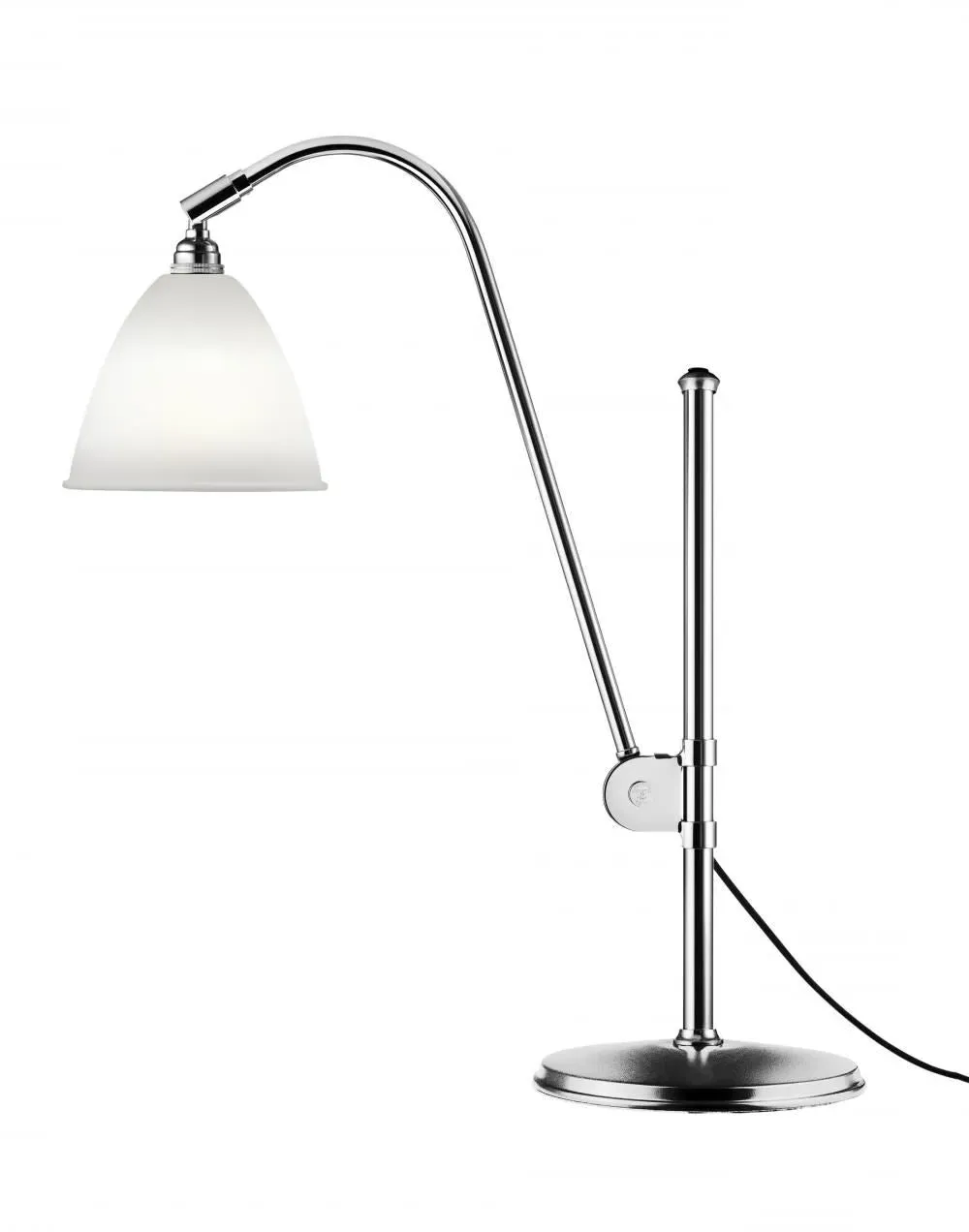 Table Lamp with Adjustable Arm - Chrome