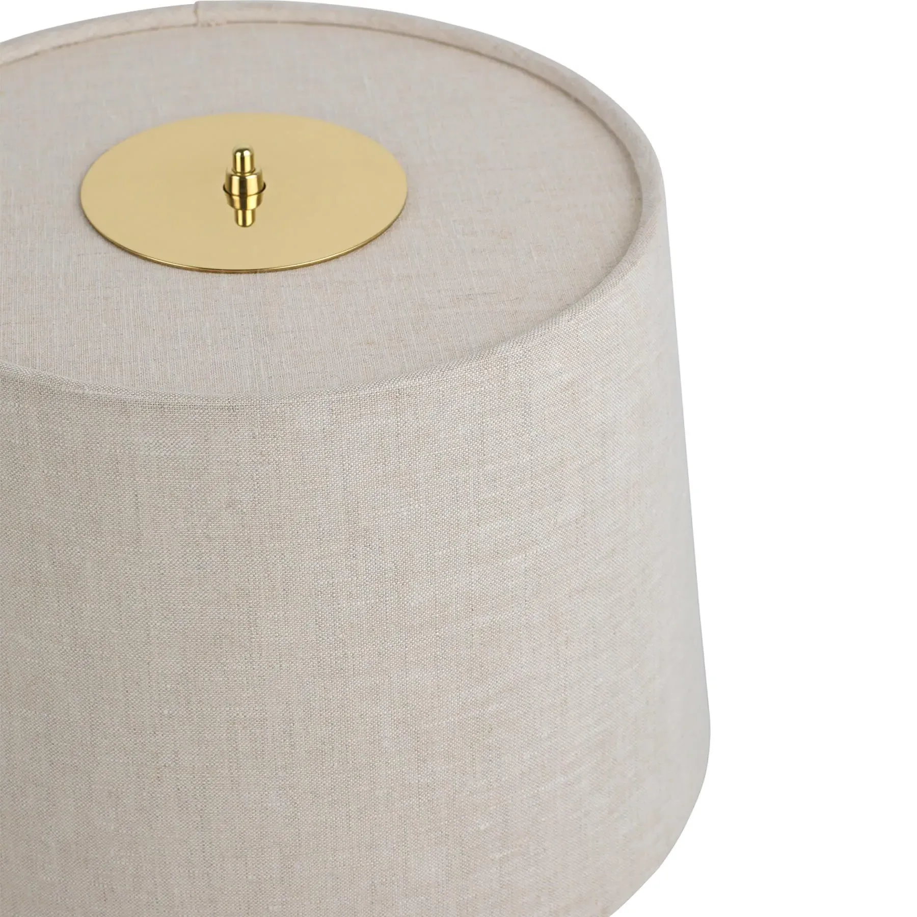 Table Lamp with Pleated Shade - Bamboo