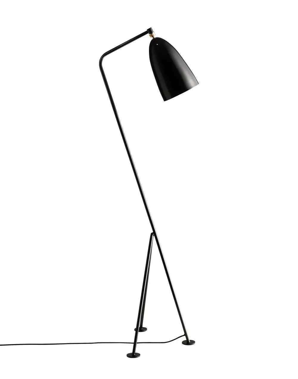 Tripod Floor Lamp with Adjustable Shade - Brown