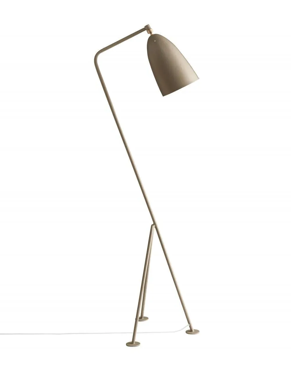 Tripod Floor Lamp with Adjustable Shade - Grey