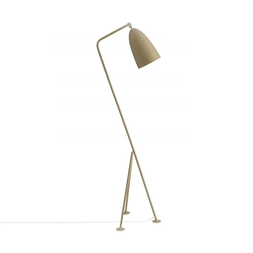 Tripod Floor Lamp with Adjustable Shade - White