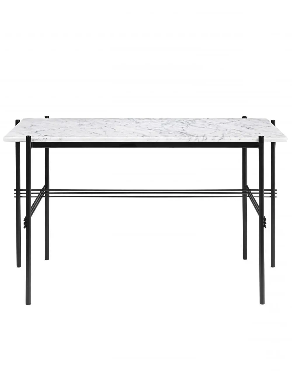 TS Desk with Crossing Details - Grey, Marble