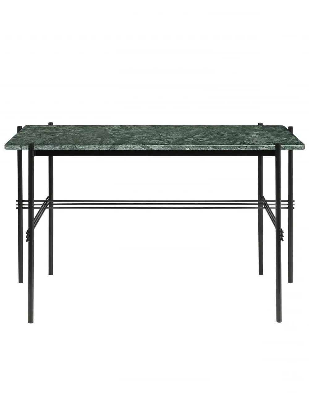 TS Desk with Crossing Details - White, Marble