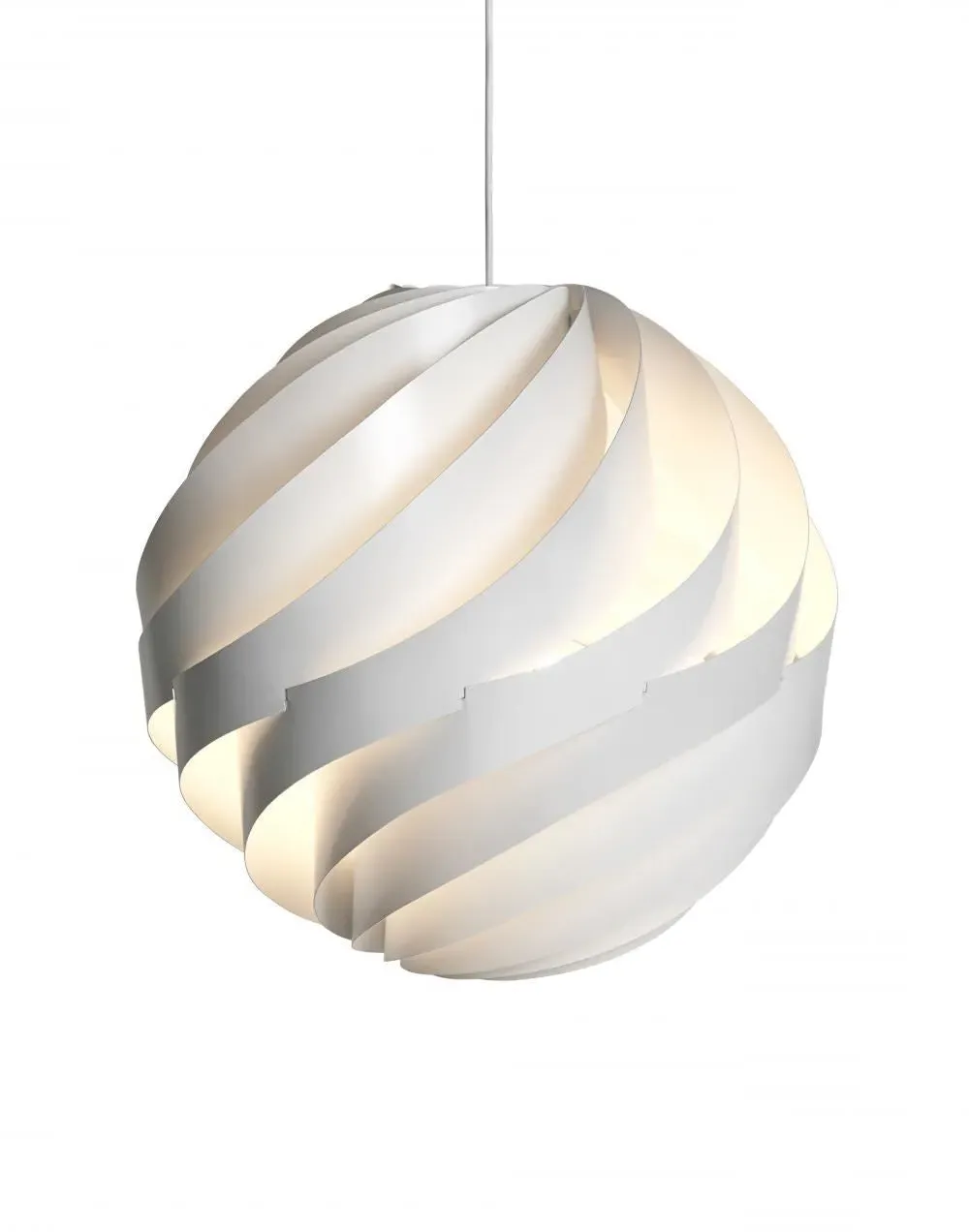 Turbo 36cm Pendant Light - White, Aluminium