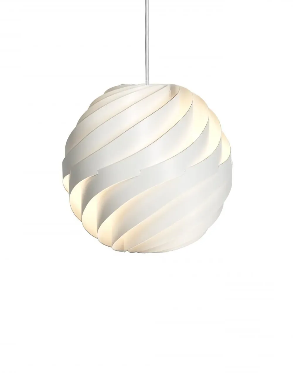 Turbo 62cm Pendant Light - White, Aluminium