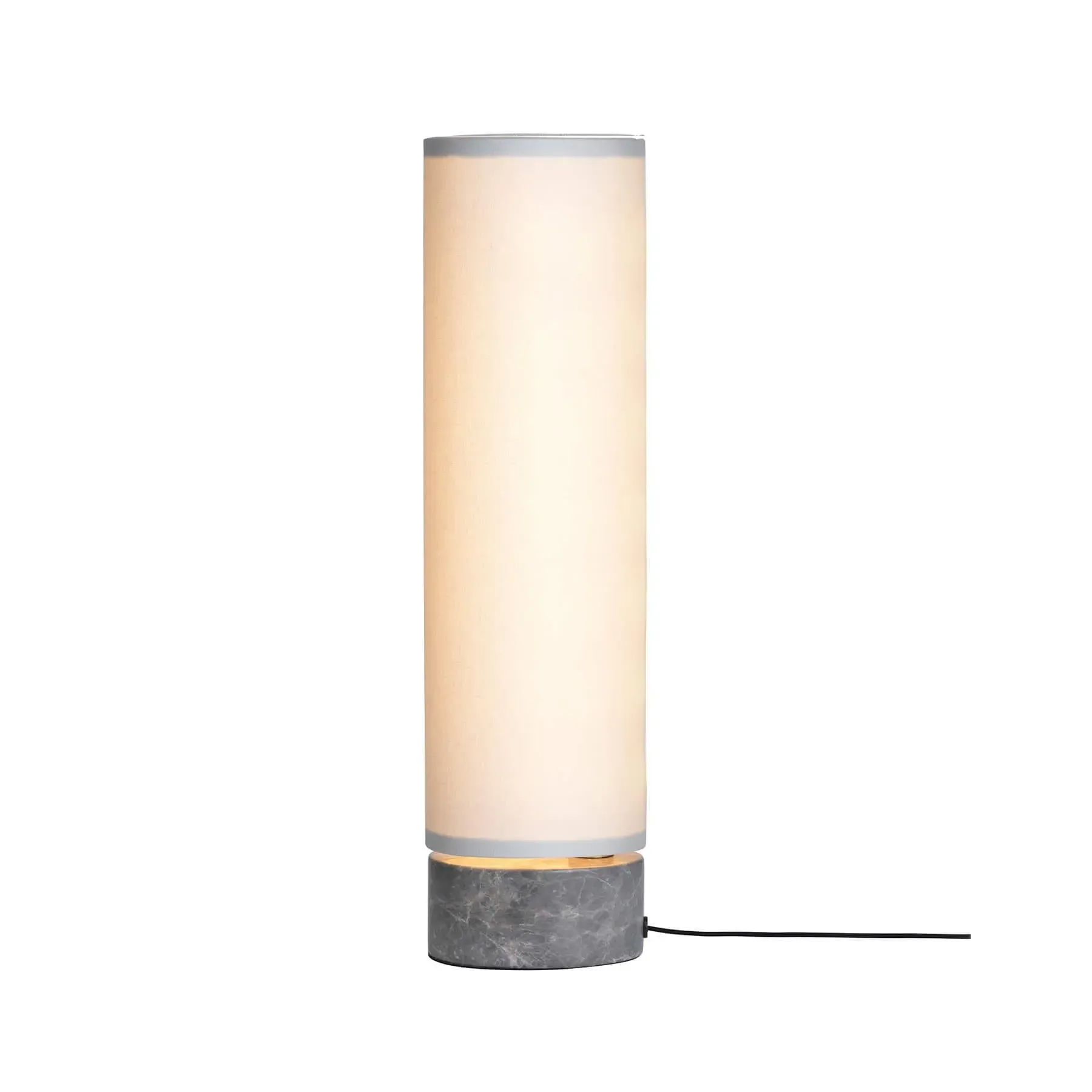 Unbound Table Lamp - White Linen, Marble image