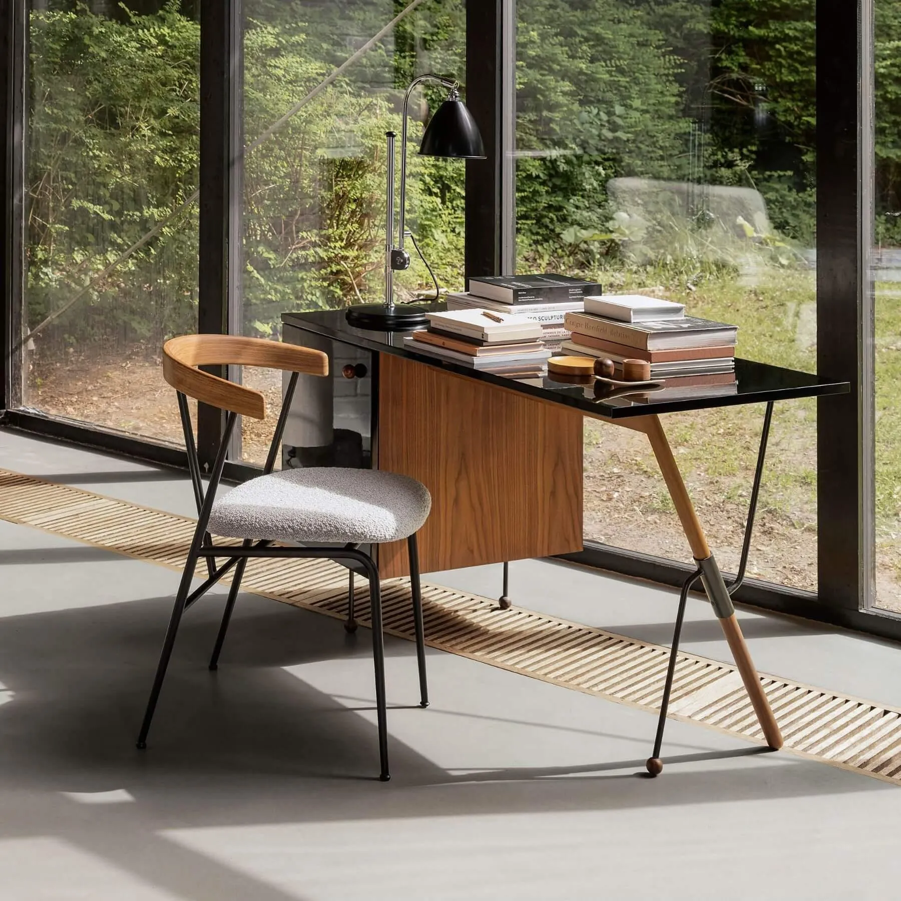 Upholstered Dining Chair - Karakorum, Oak