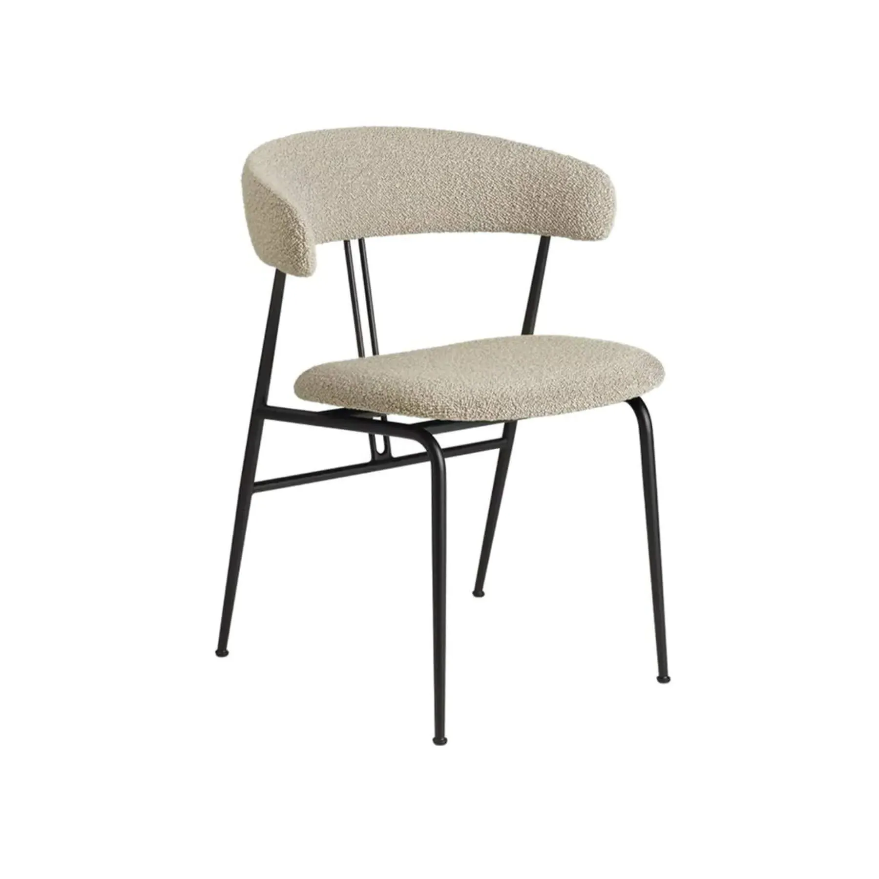 Upholstered Dining Chair - Karakorum, Steel image