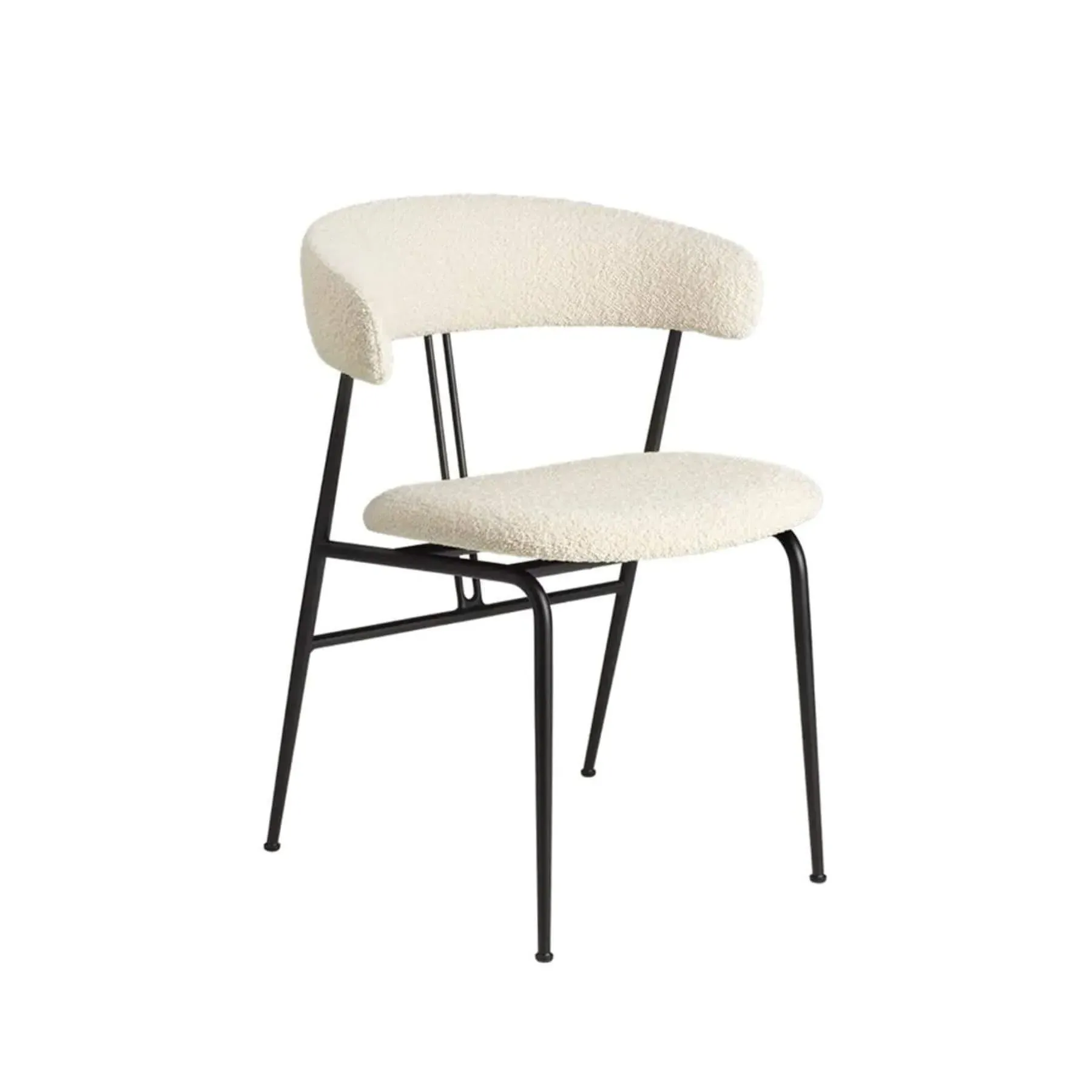 Upholstered Dining Chair - Karakorum, Steel image