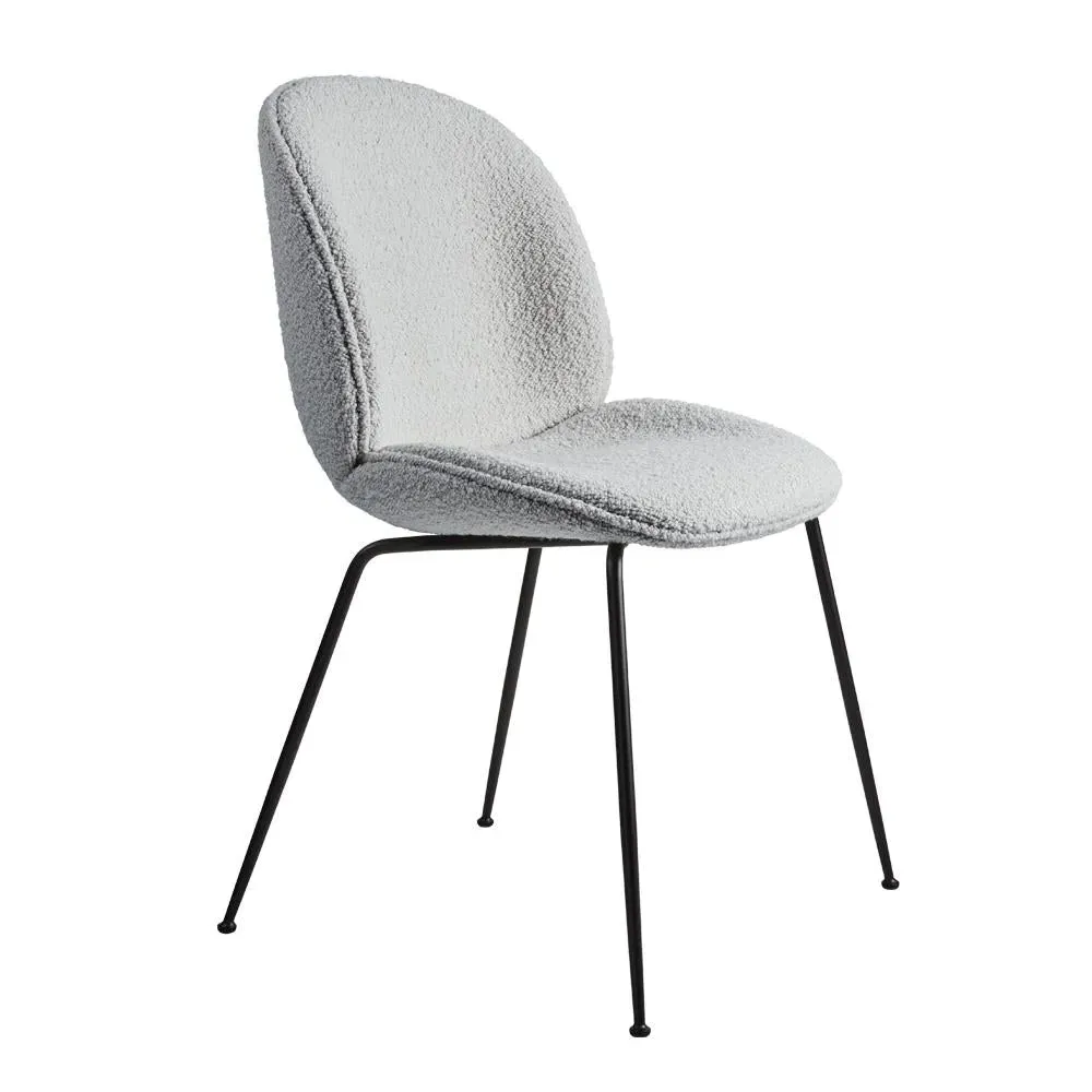 Upholstered Dining Chair - Safire, Brass Base