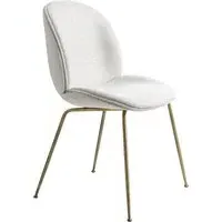 Upholstered Dining Chair - Safire, Brass Base