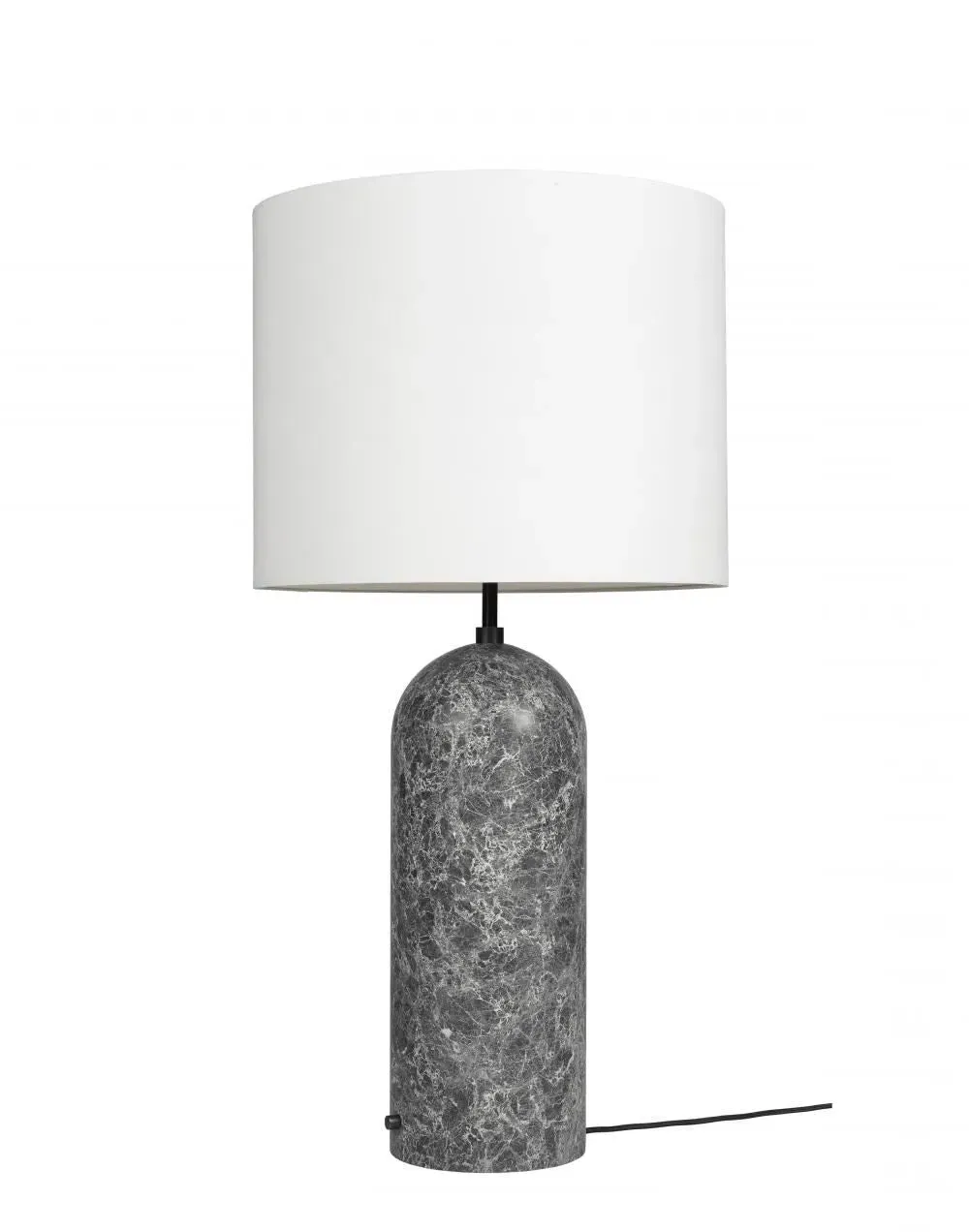 XL Floor Lamp Short Shade - White, Marble