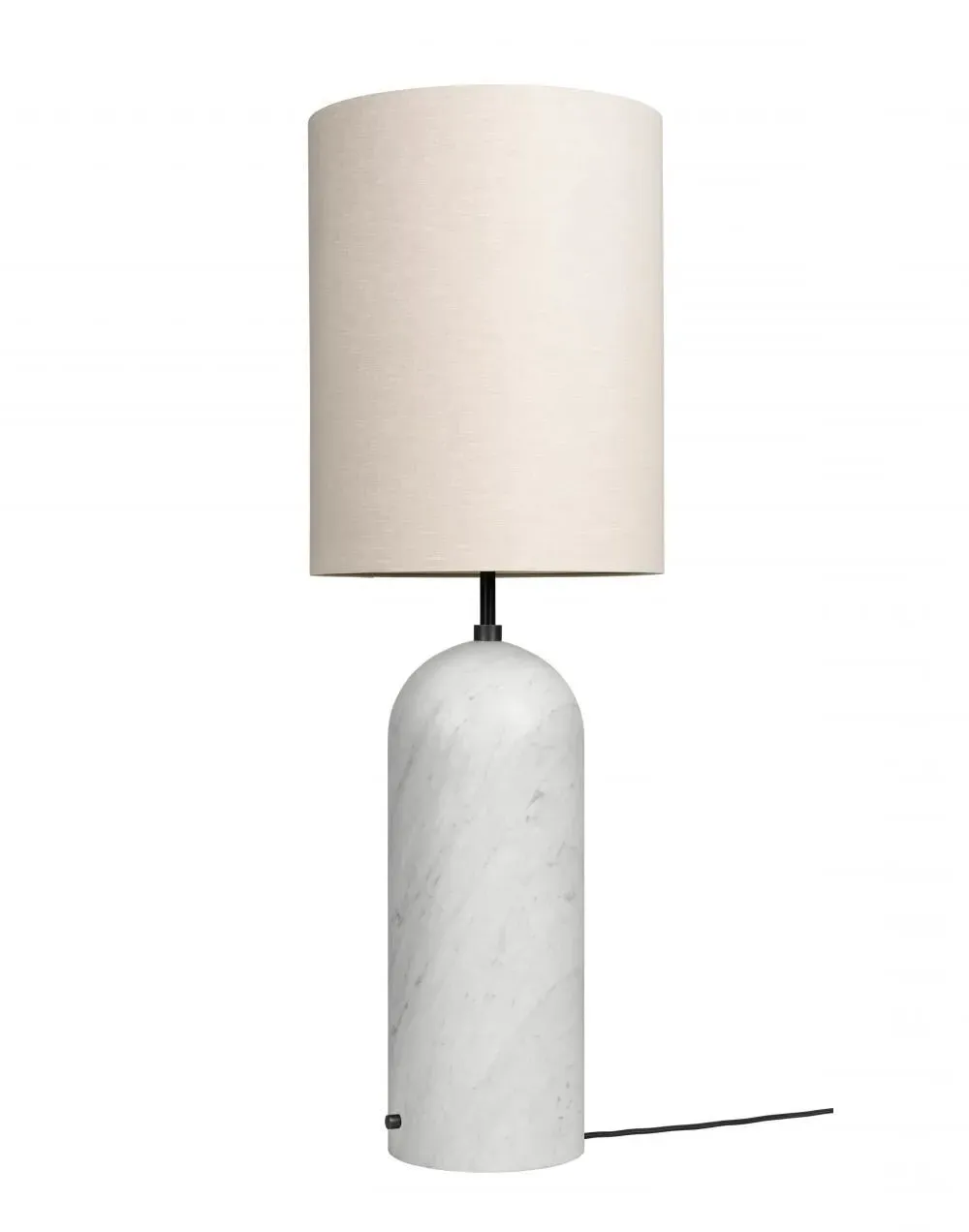 XL Floor Lamp Tall Shade - White, Marble