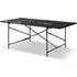Handvark 185 Rectangular Dining Table - Black, Marble