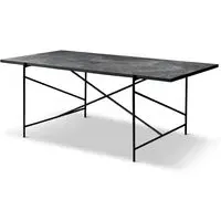 Handvark 185 Rectangular Dining Table - Grey, Marble