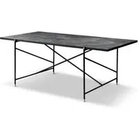 Handvark 185 Rectangular Dining Table - Grey, Marble