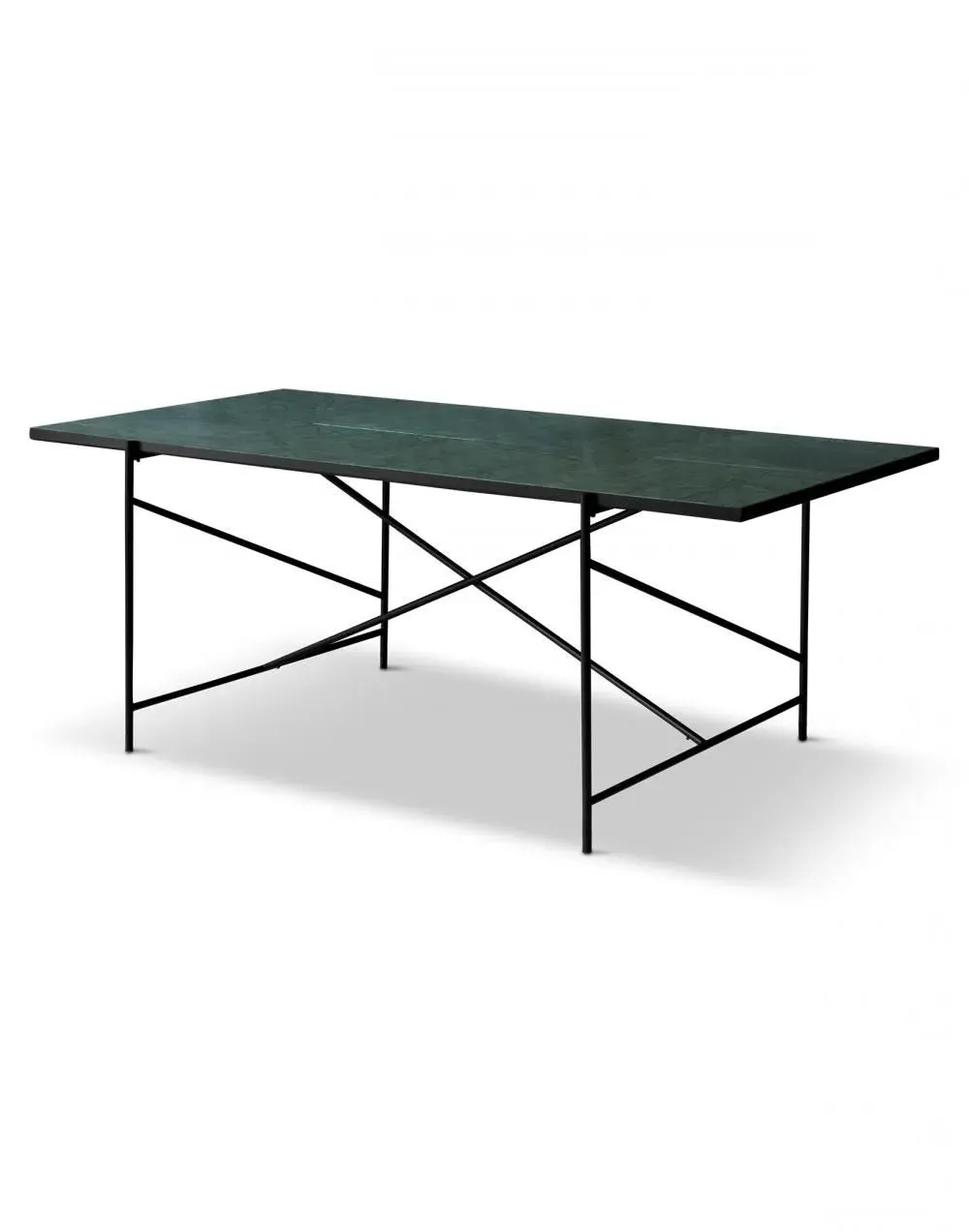 Handvark 185 Rectangular Dining Table - White, Marble