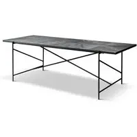 Handvark Rectangular Dining Table 230 - Grey, Marble