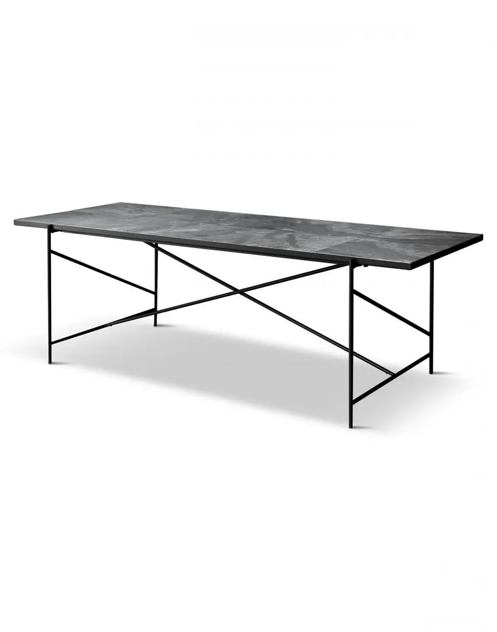 Handvark Rectangular Dining Table 230 - Grey, Marble