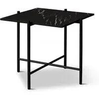 Side Table - Black, Marble