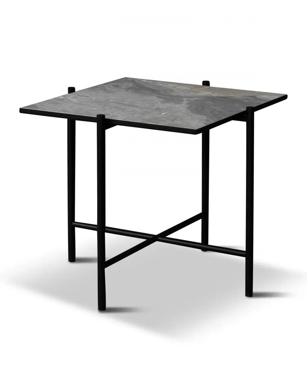 Side Table - White, Marble