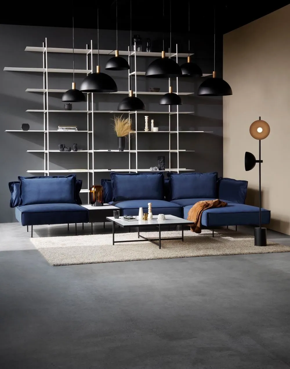 Small Phantom Shelving System - White