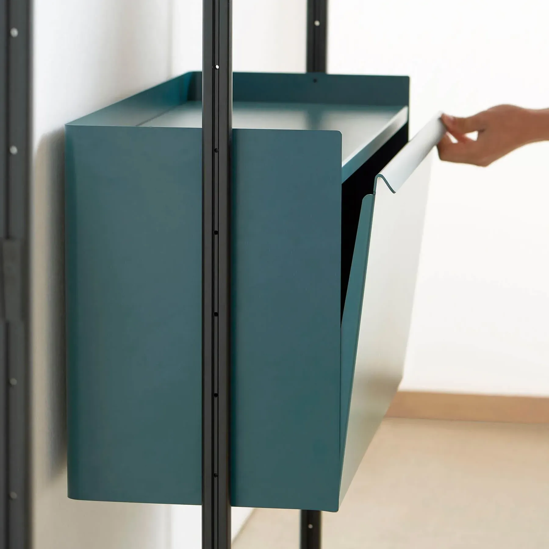 1 Column Storage System - Blue, Aluminium